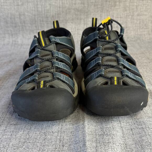 KEEN Newport H2 Waterproof Hiking Sandals Men\'s 10 Navy Medium Gray 1001938 main image 8